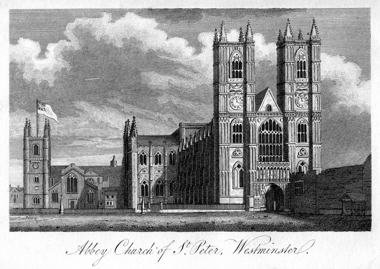 Abbey Church of St Peter, Westminster, London, 1805 af Unbekannt