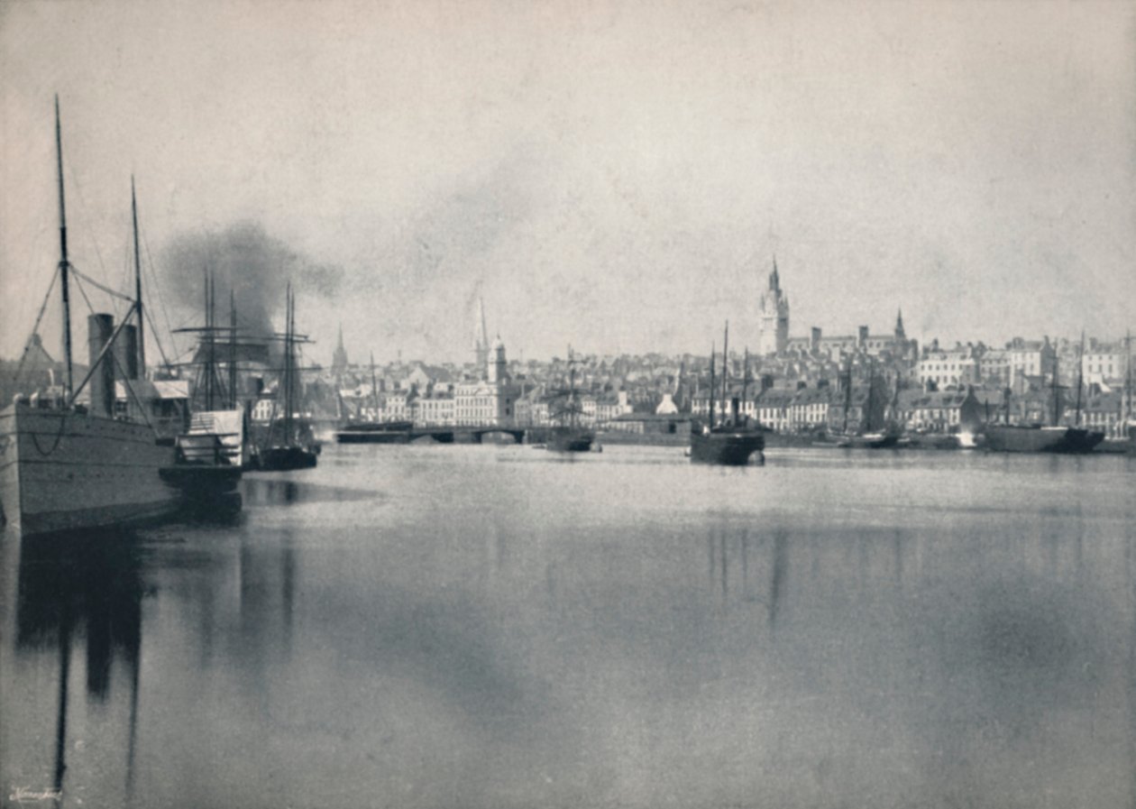 Aberdeen - Almindelig udsigt fra floden, 1895 af Unbekannt