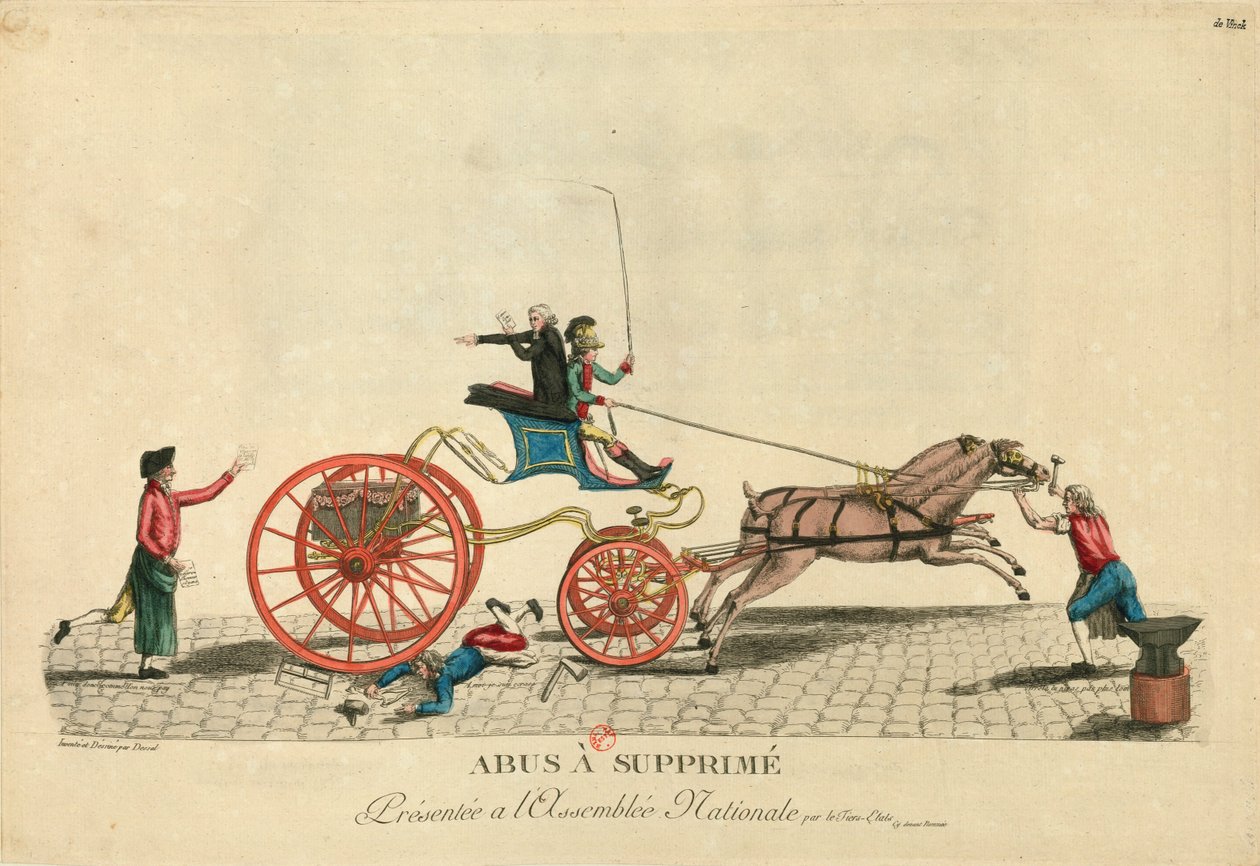 Misbrug at undertrykke, 1789. af Unbekannt