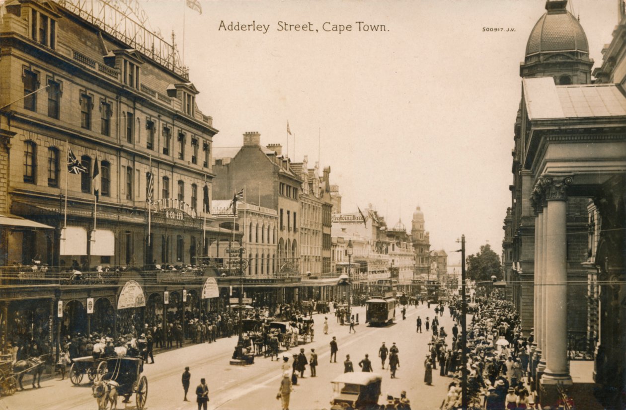 Adderley Street, Cape Town, c1900 af Unbekannt