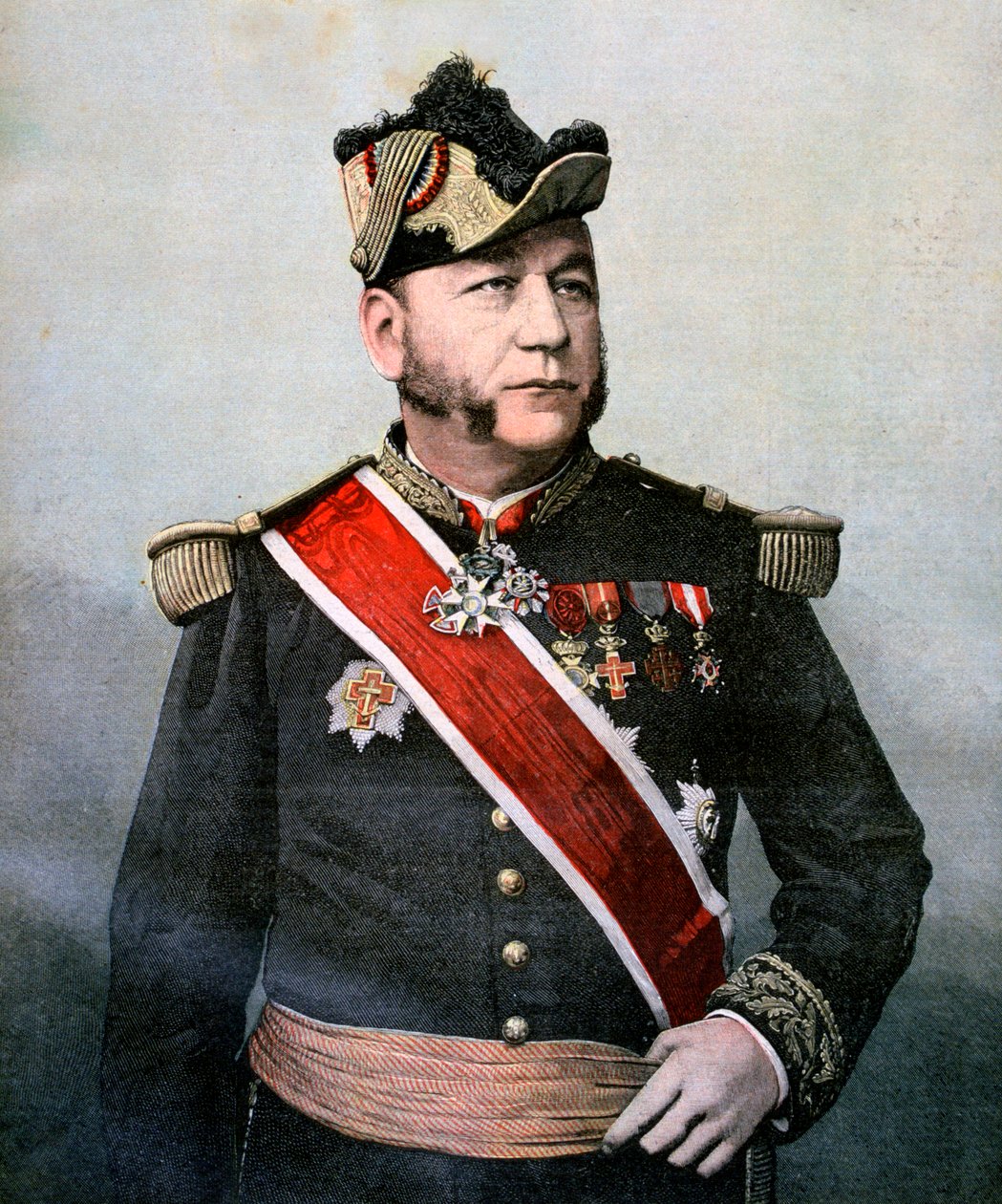 Admiral Humann, chef for den franske flåde i Fjernøsten, 1893 af Unbekannt