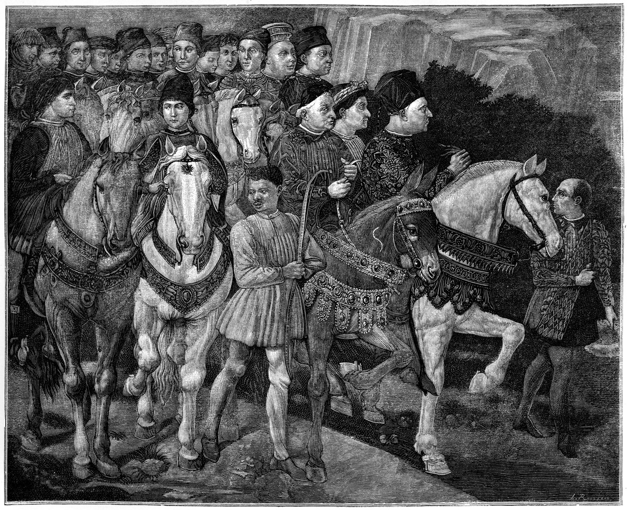 Tilbedelse af Magi, 1882 af Unbekannt