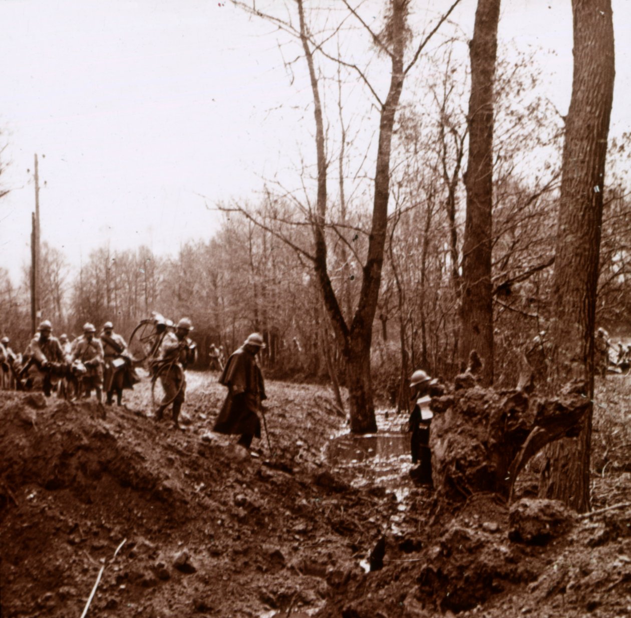 Advance on the Ailette, Nordfrankrig, c1918 af Unbekannt