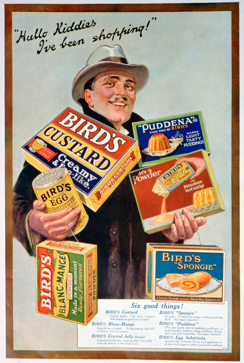 Annonce for fuglefoder, 1920 af Unbekannt