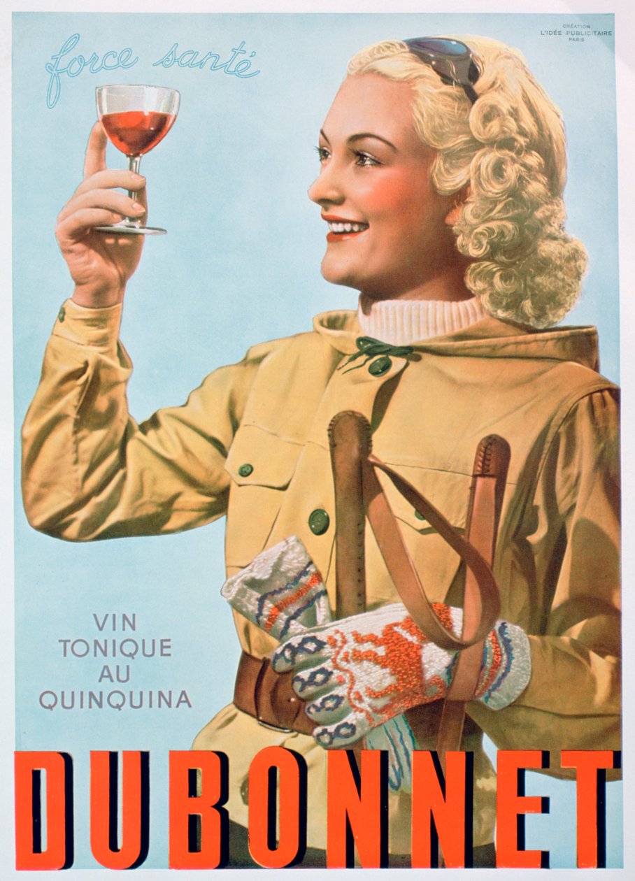 Annonce for Dubonnet tonic vin, 1938 af Unbekannt