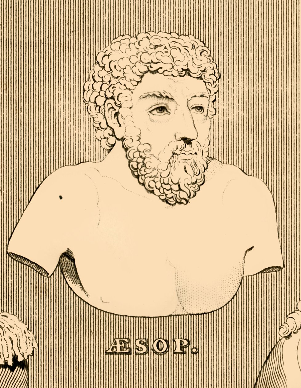 Æsop, c620-564 f.Kr., 1830. af Unbekannt