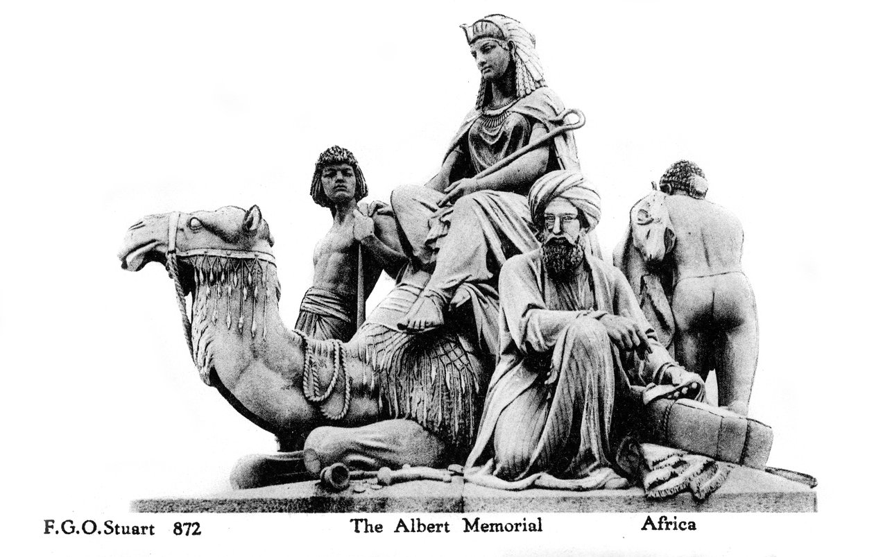 Afrika, Albert Memorial, London, 20. århundrede af Unbekannt