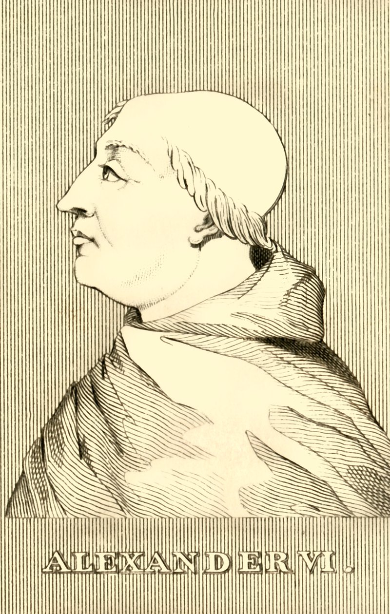 Alexander VI, 1431-1503, 1830. af Unbekannt