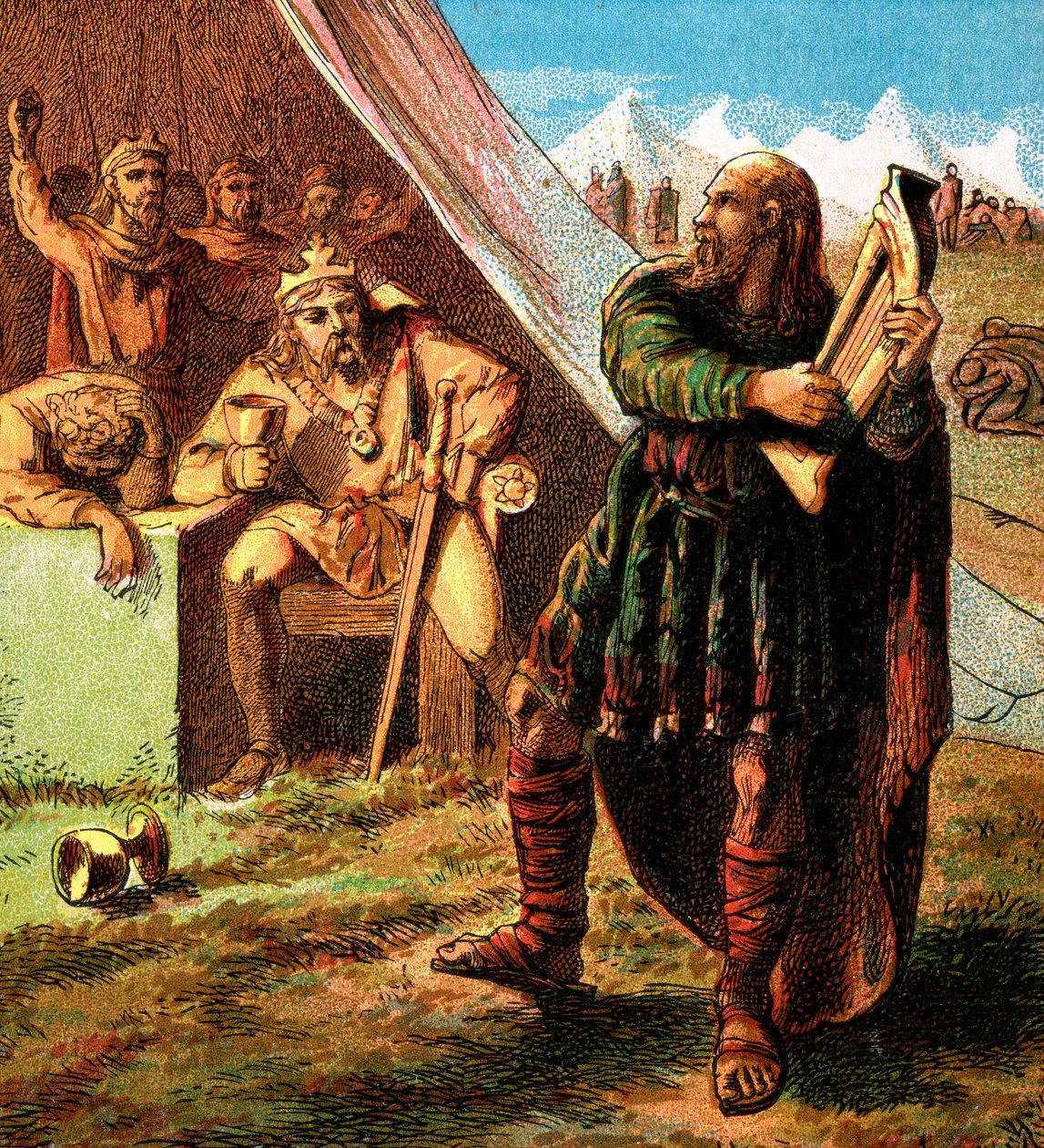 Alfred i den danske lejr, c1850 af Unbekannt