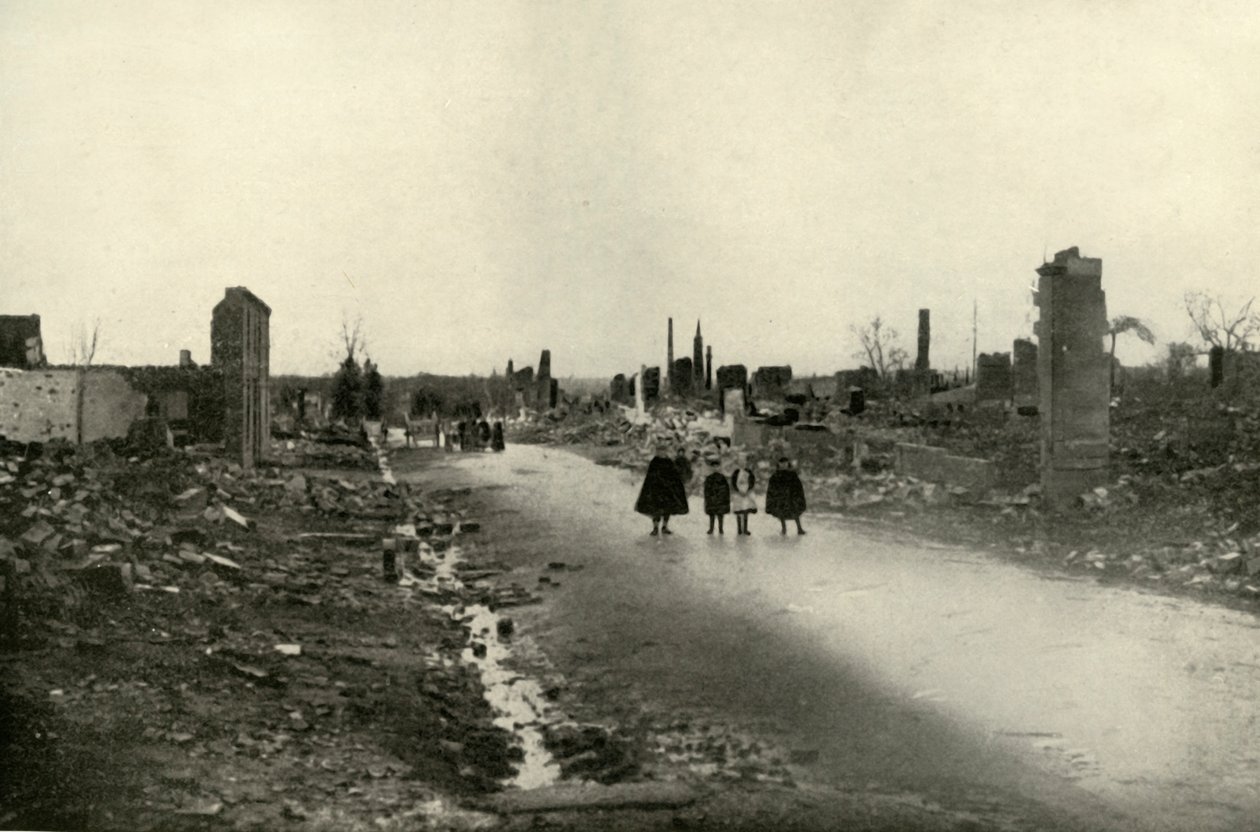Alt det der er tilbage af Sermaize, 1919. af Unbekannt