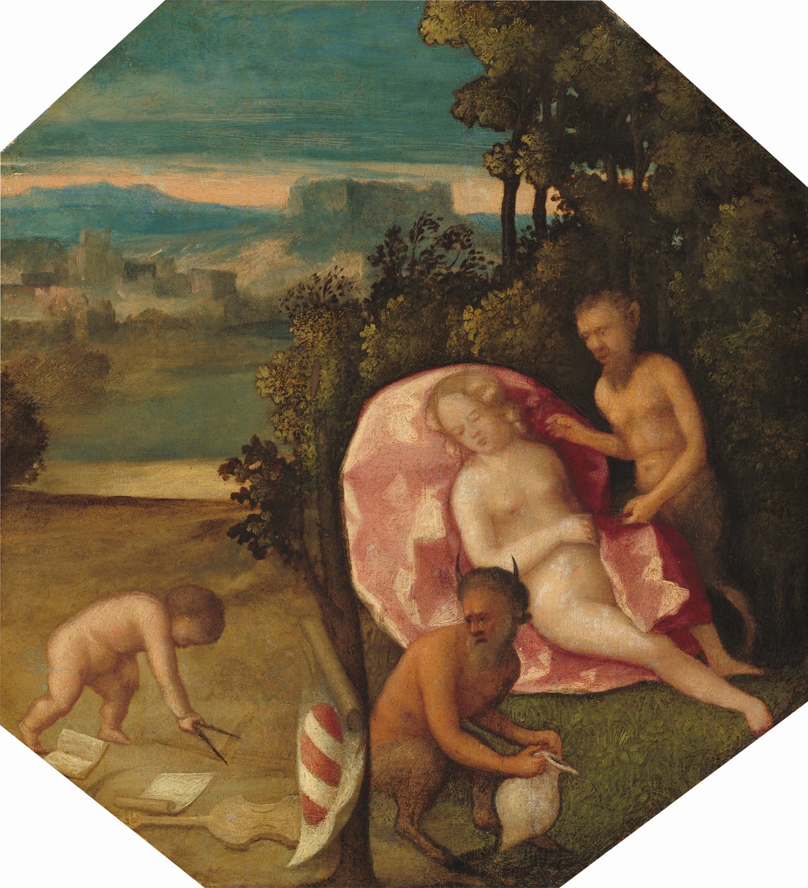 Allegori, ca. 1530. af Unbekannt