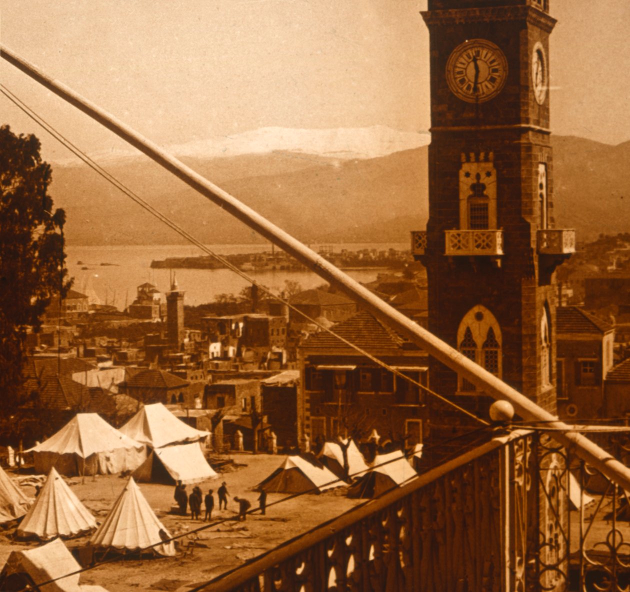 Allierede lejr, Thessaloniki, Grækenland, c1914-c1918 af Unbekannt