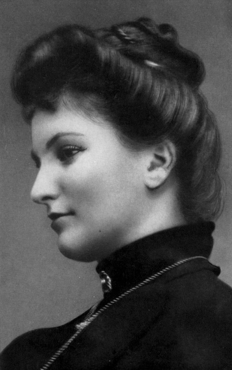 Alma Schindler, østrigsk socialite og komponist, ca. 1900 af Unbekannt