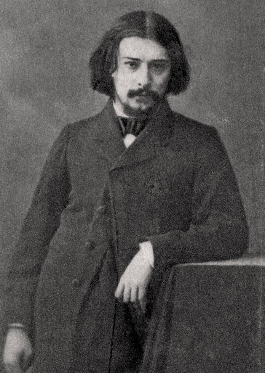 Alphonse Daudet, fransk forfatter, 1869 af Unbekannt