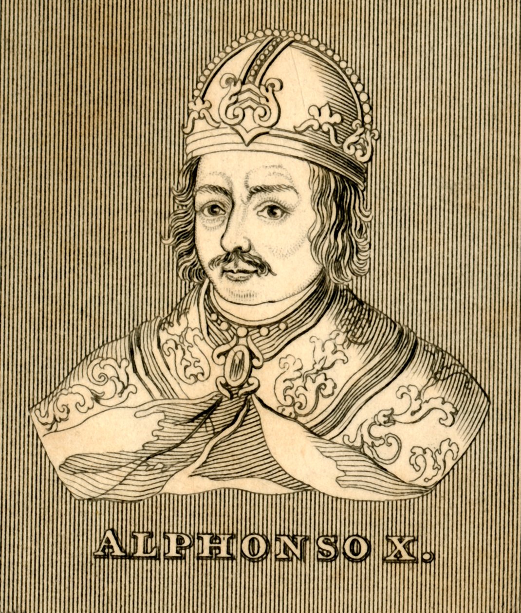 Alphonso X, 1221-1284, 1830. af Unbekannt