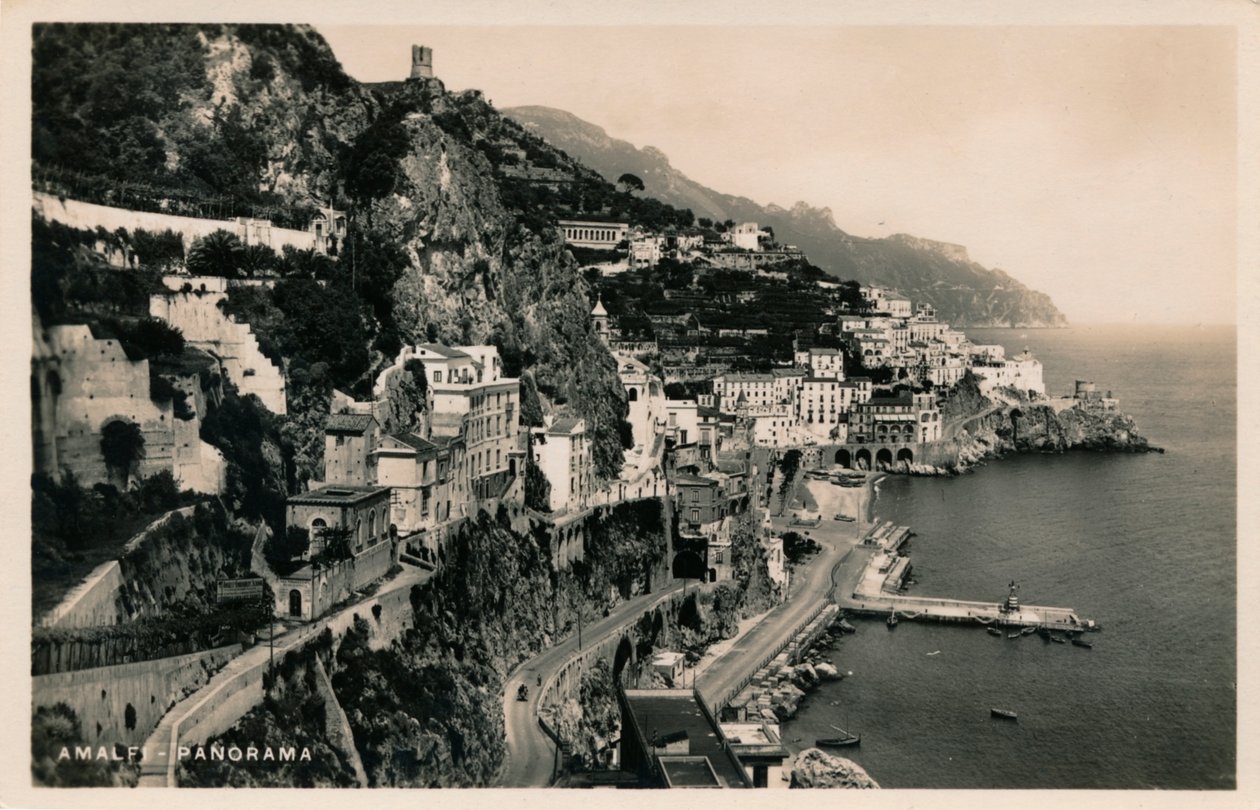 Amalfi - Panorama, c1910. af Unbekannt