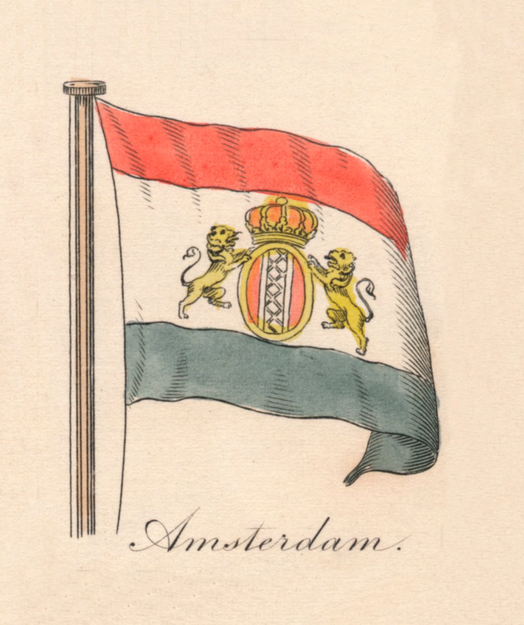 Amsterdam, 1838 af Unbekannt