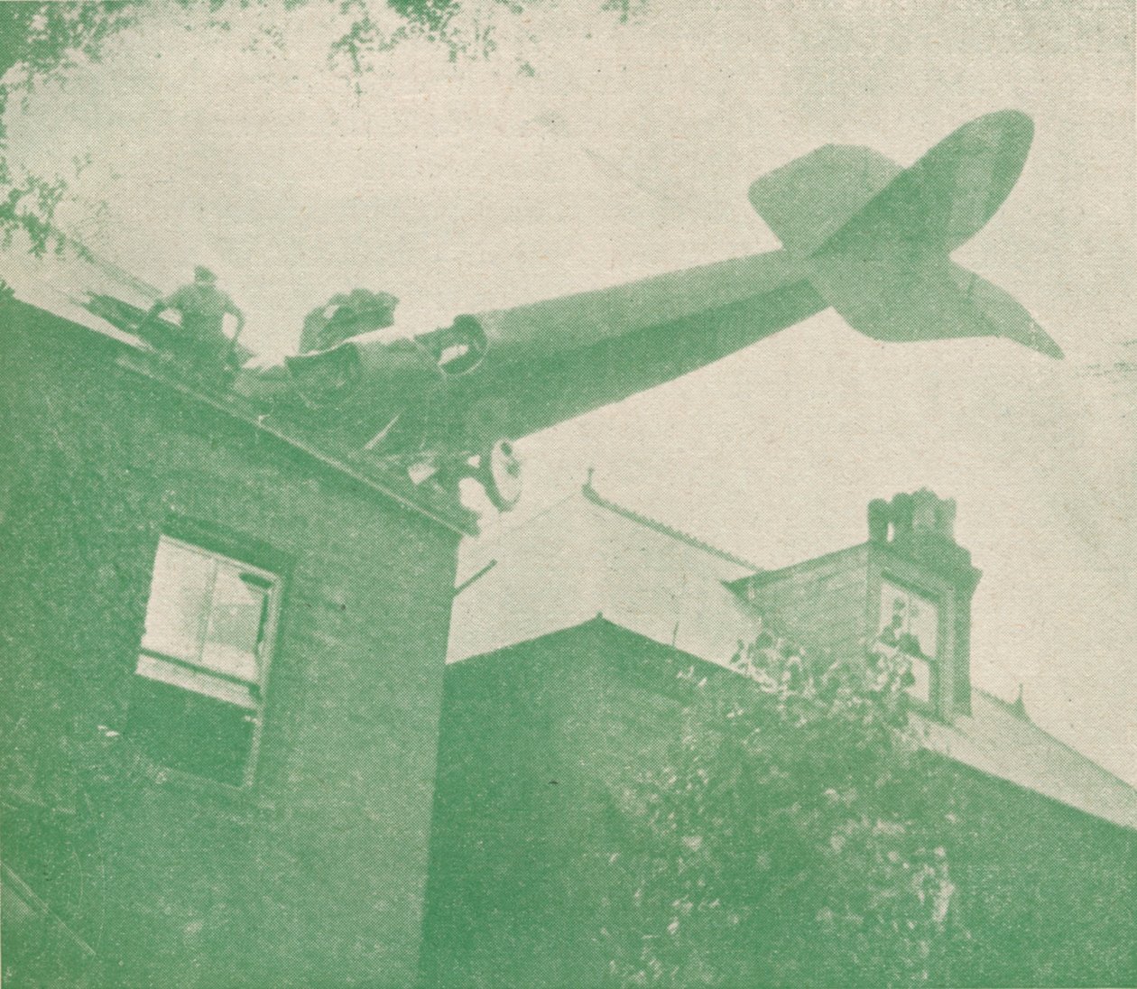 En uventet ringer op, c1918 1919 af Unbekannt