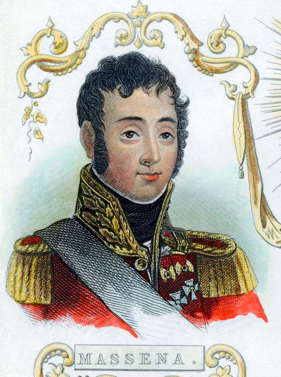 Andre Massena, fransk soldat, c1830 af Unbekannt