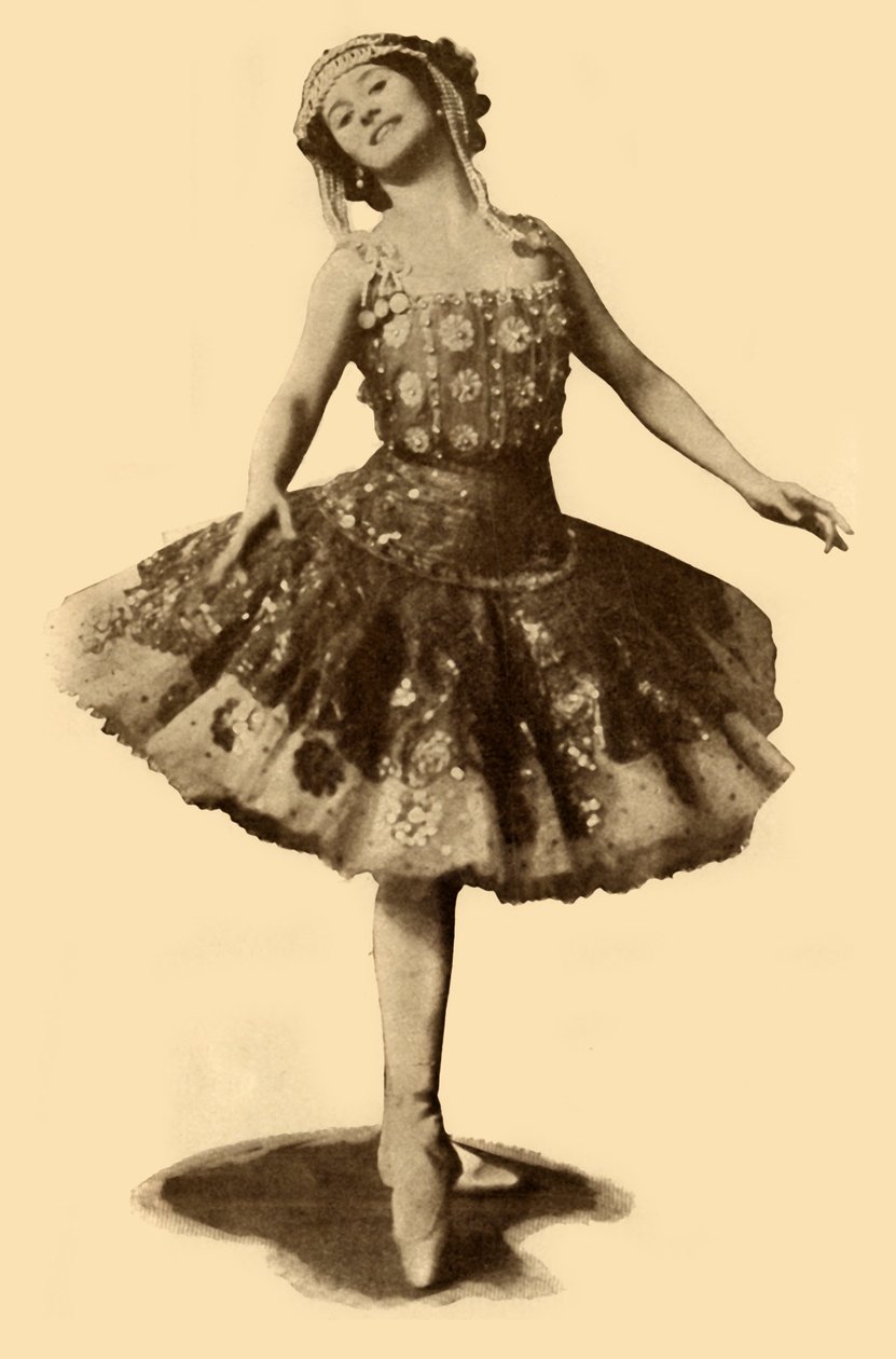 Ana Pavlova, 1910. af Unbekannt