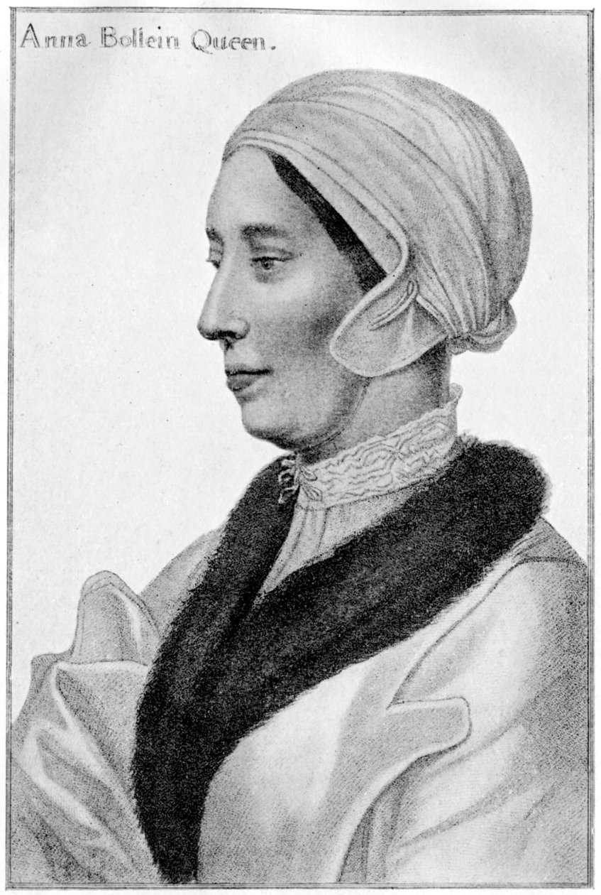 Anne Boleyn, 1500-tallet, 1910 af Unbekannt