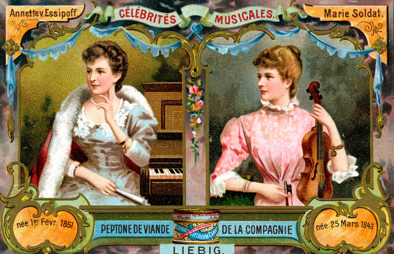 Annette von Essipoff og Marie soldat, c1900 af Unbekannt