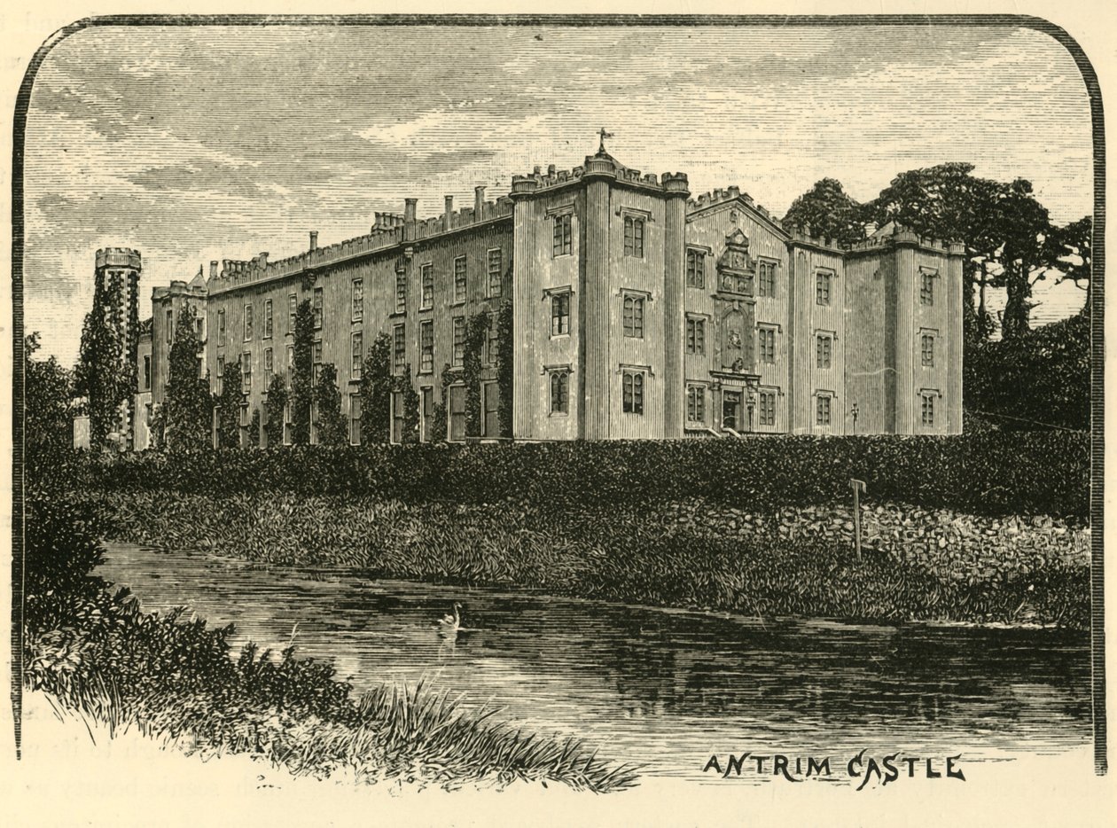 Antrim Slot, 1898. af Unbekannt