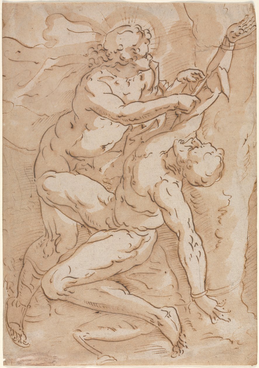 Apollo Flaying Marsyas, 1500-tallet. af Unbekannt