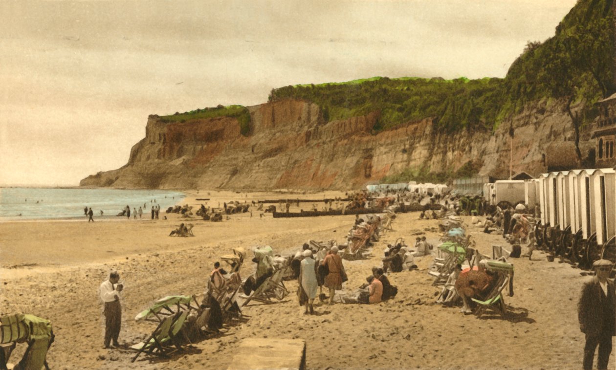 Appley Beach and Cliffs, Shanklin, I.W., 1933. af Unbekannt