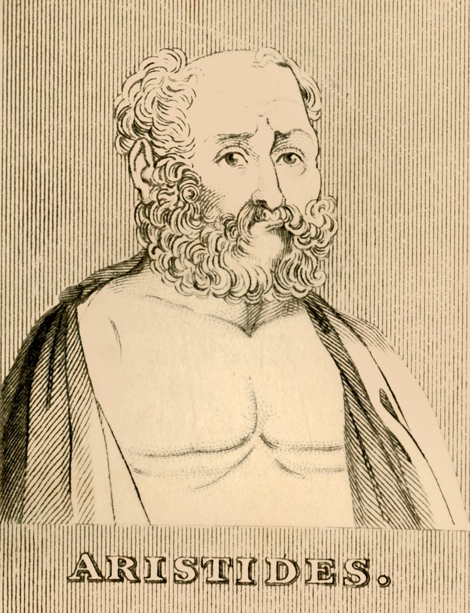Aristides, 530-468 f.Kr., 1830. af Unbekannt