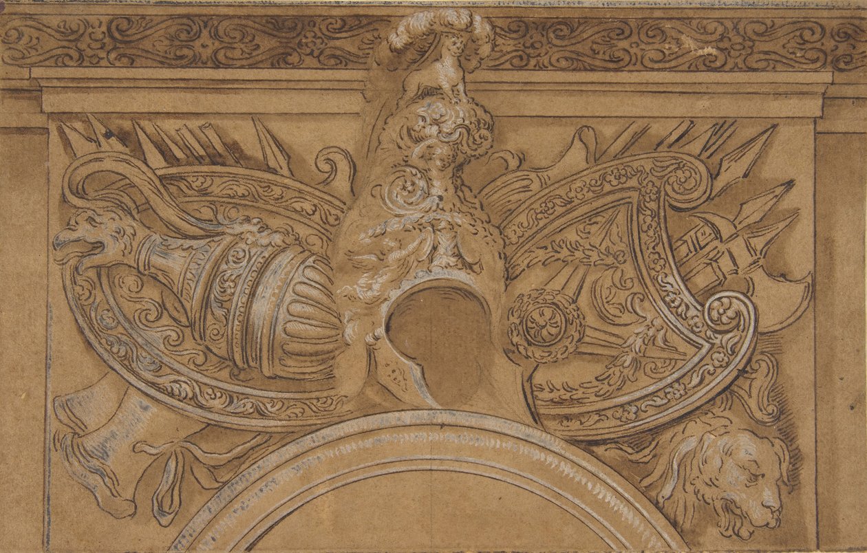 Våbentrofæ, 1600-1800. af Unbekannt