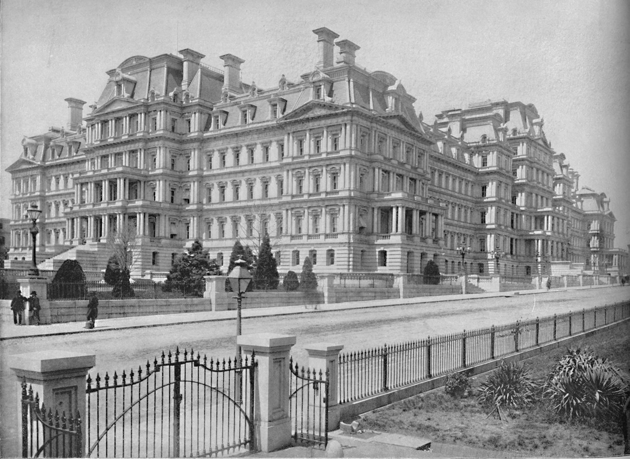 Army and Navy Building, Washington, D.C., c1897. af Unbekannt