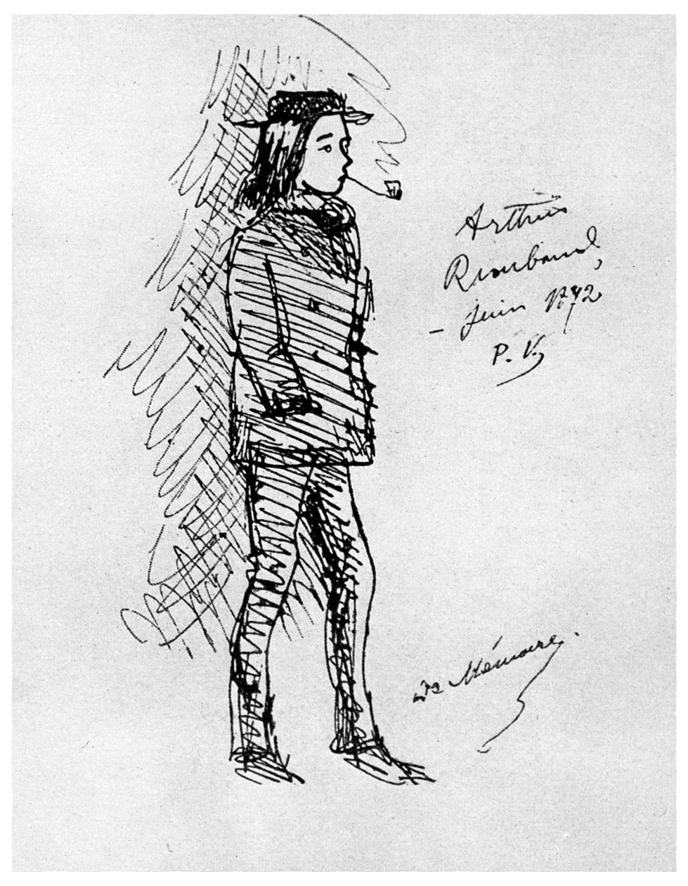 Arthur Rimbaud, fransk digter og eventyrer, 1895 1956 af Unbekannt