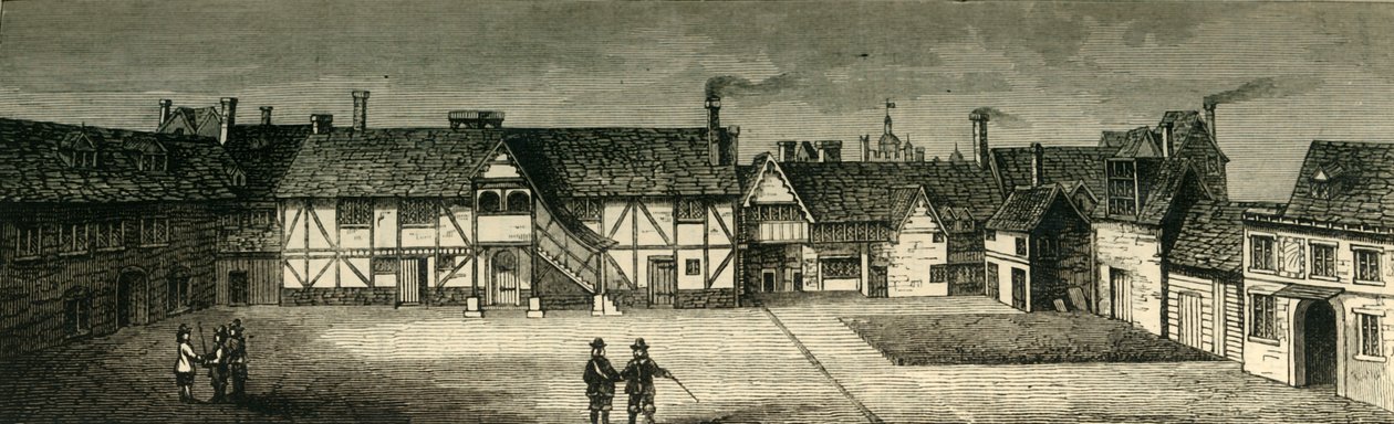 Arundel House mod syd, c1600-tallet, 1881. af Unbekannt