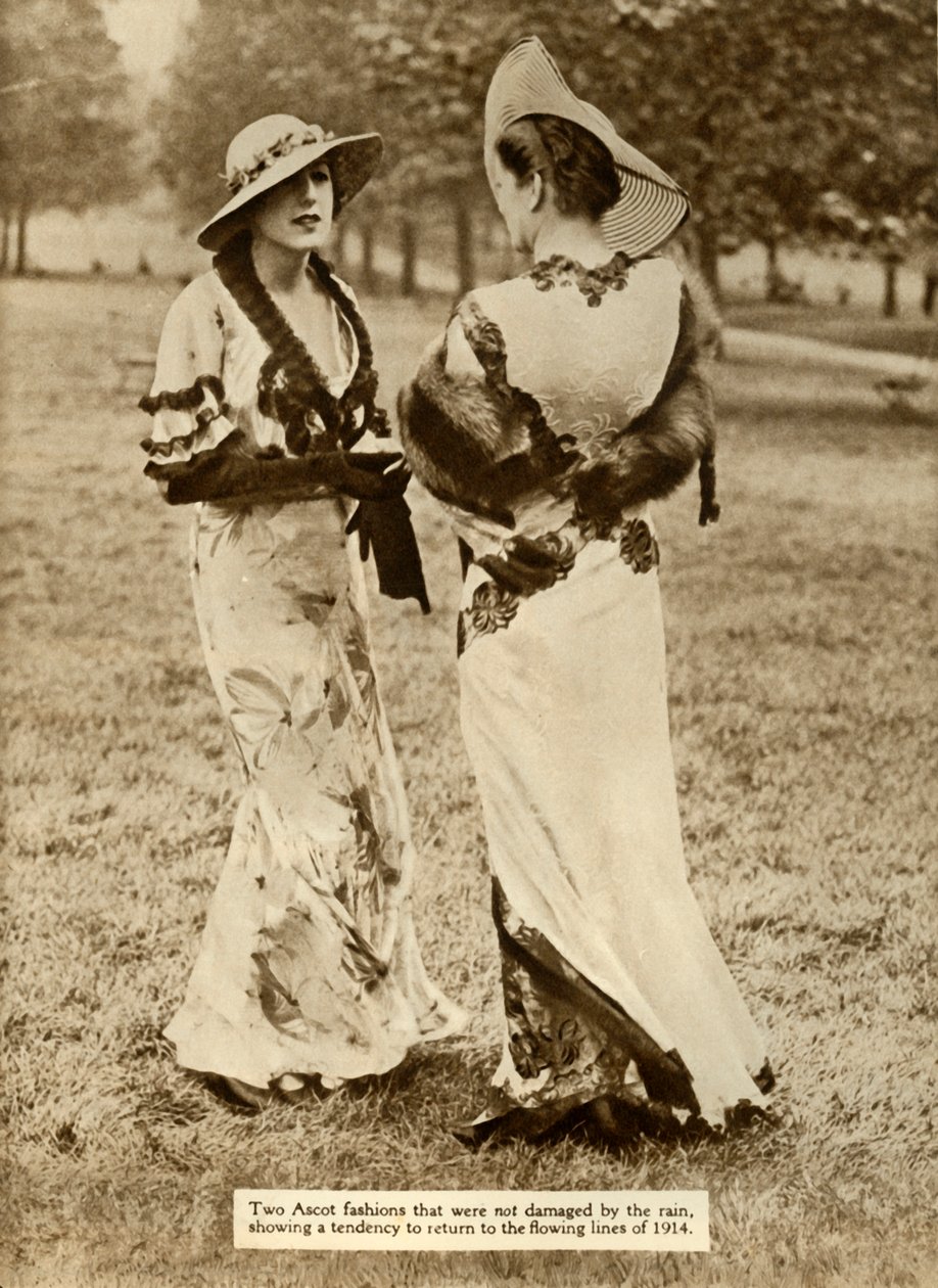 Ascot fashion, 1935. af Unbekannt