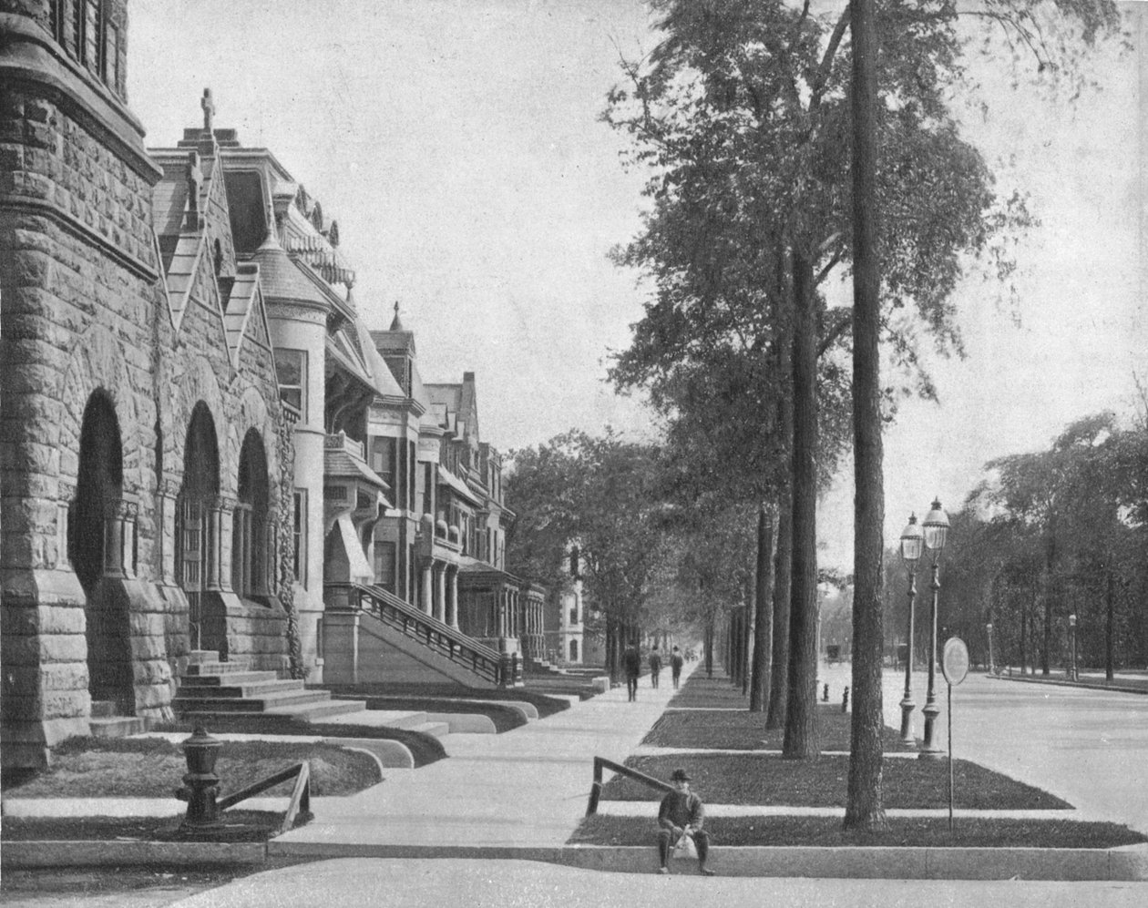 Ashland Avenue, Chicago, Illinois, USA, c1900. af Unbekannt