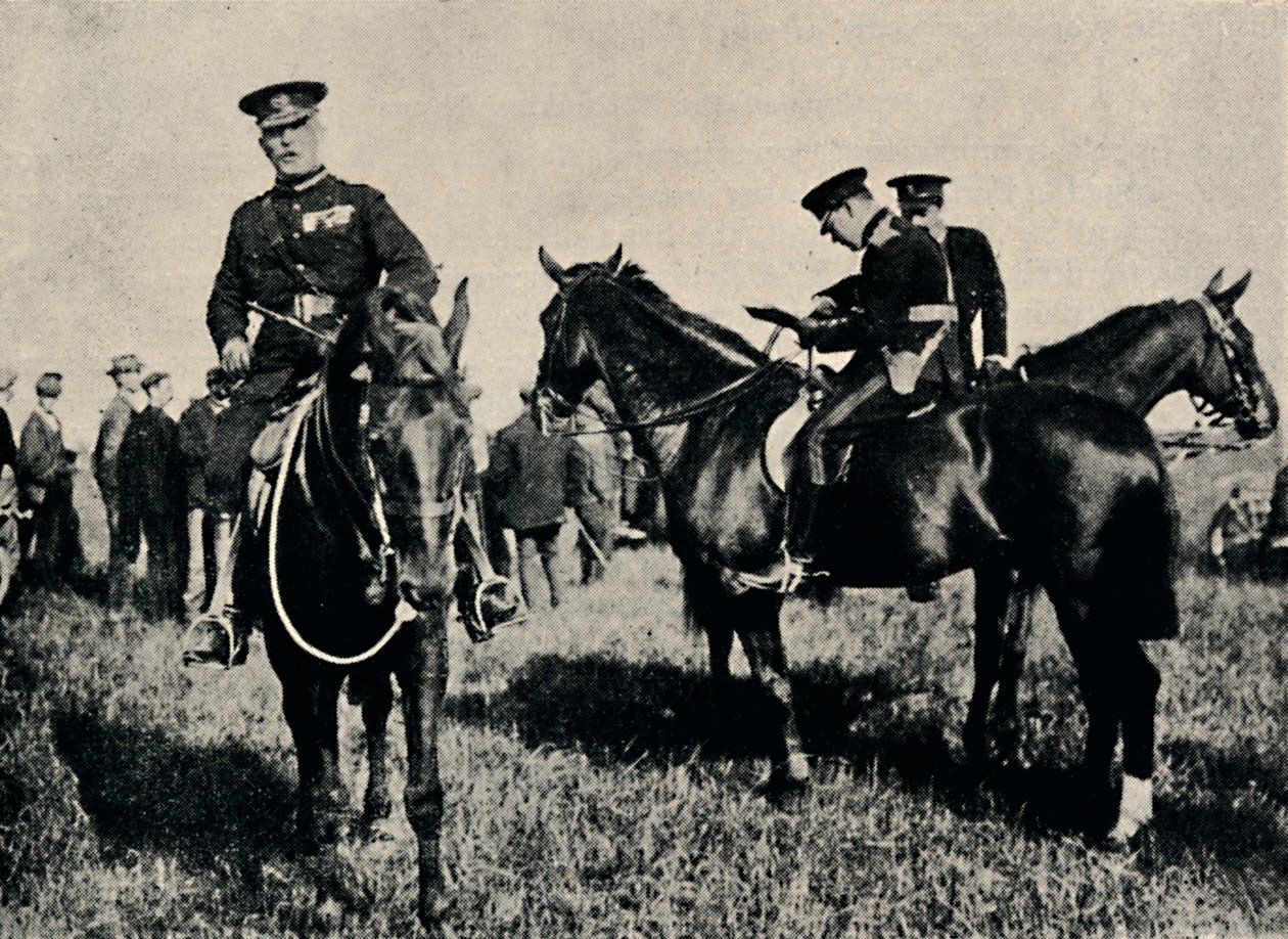 Ved Militære Manøvrer, c1916, 1945. af Unbekannt