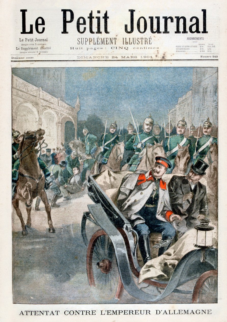 Angreb mod kejseren af Tyskland, 1901 af Unbekannt