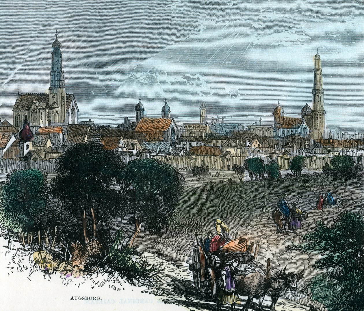 Augsburg, Tyskland, c1880 af Unbekannt