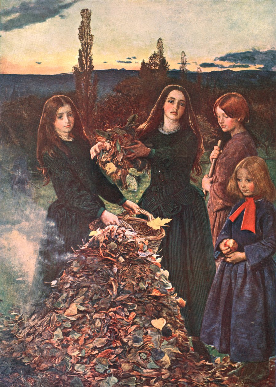 Efterårsblade, 1856, c1902. af Unbekannt