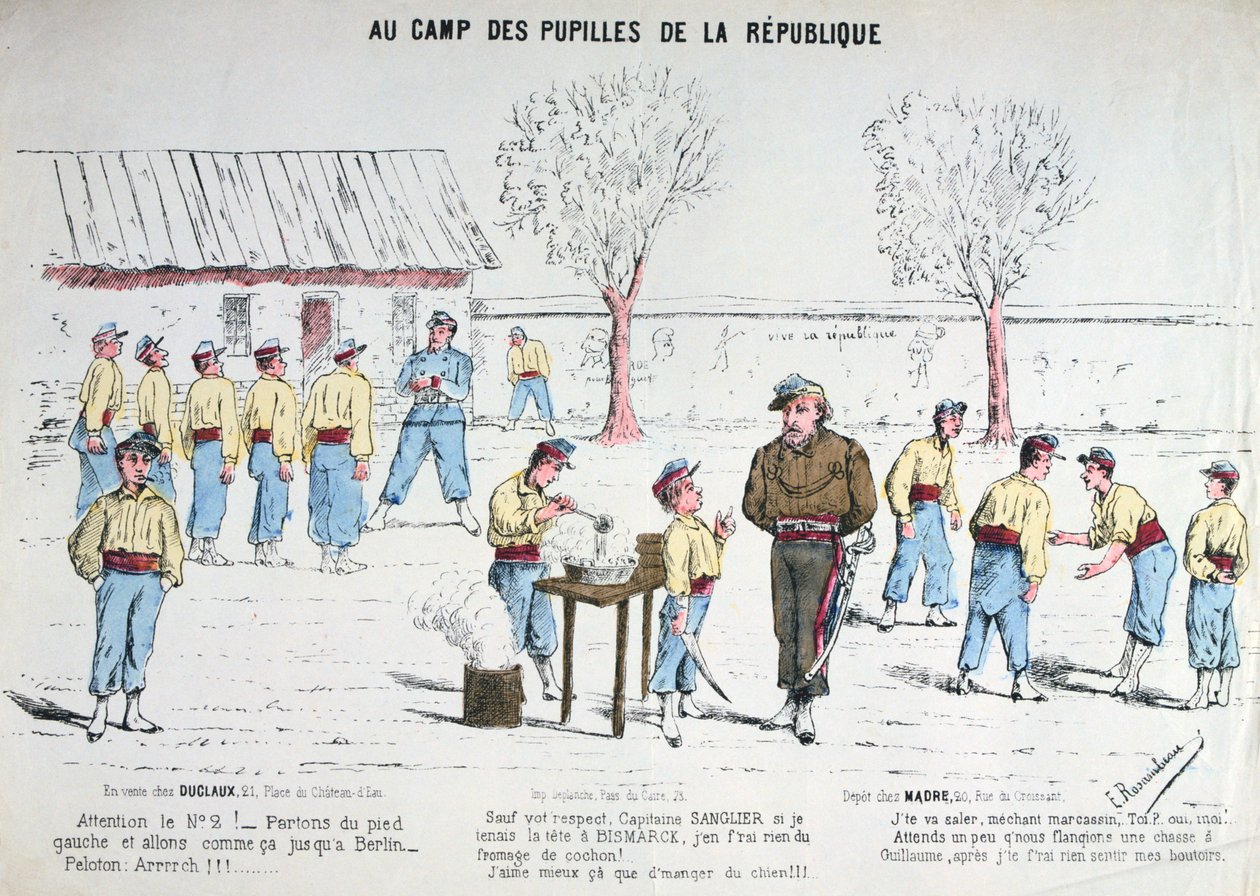 I Republikkens Elevlejr, 1871. af Unbekannt