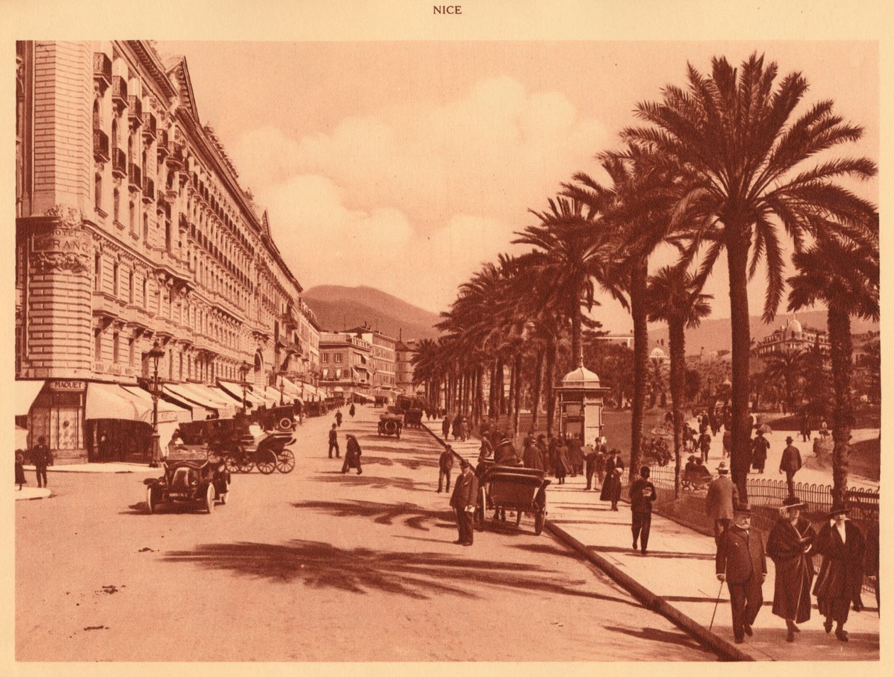 Avenue of Verdun, Nice, 1930. af Unbekannt