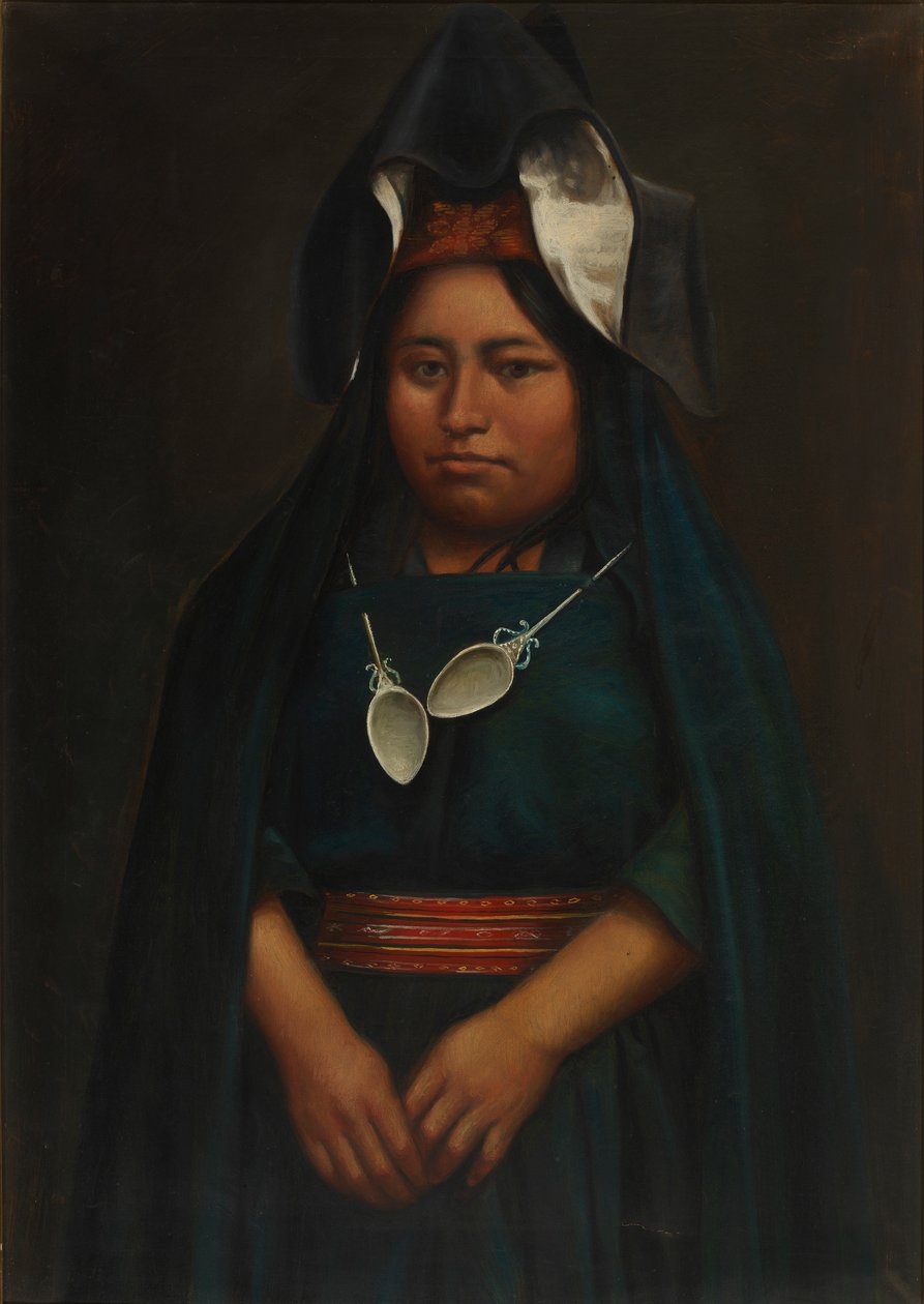 Aymara pige, ca. 1890-1892. af Unbekannt