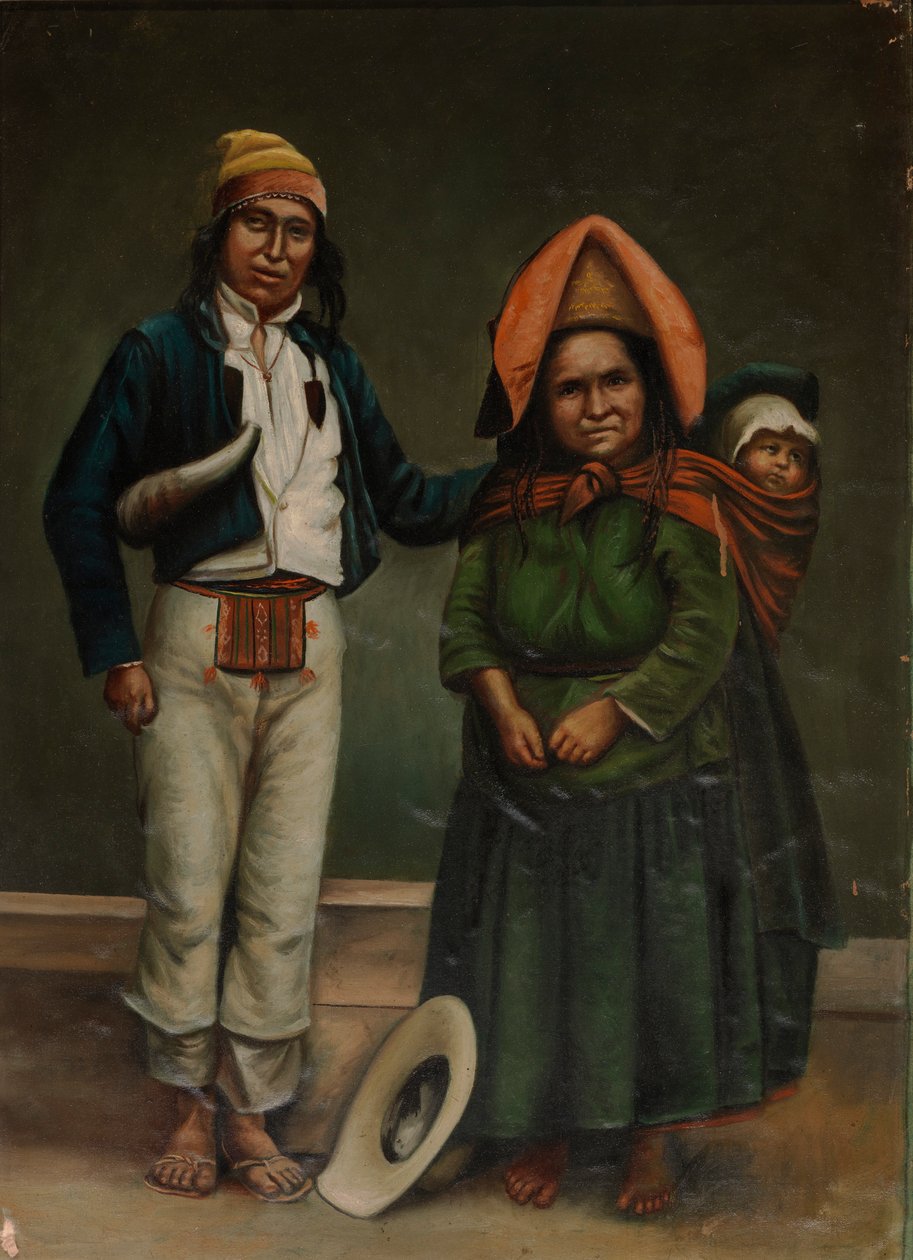 Aymara-indianere, ca. 1890-1892. af Unbekannt