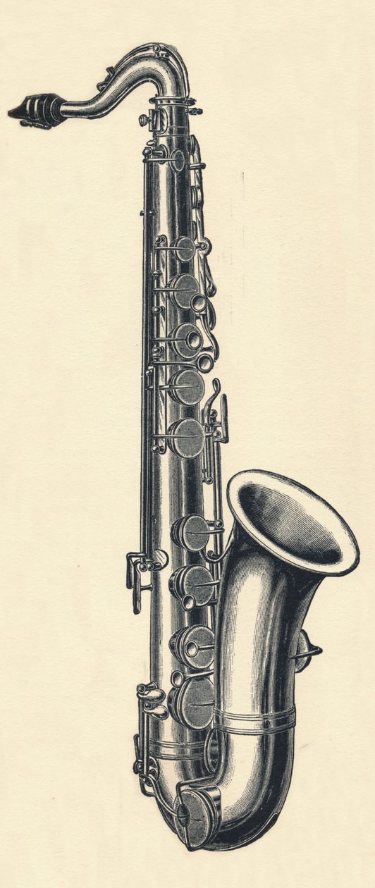 B Tenorsaxofon, 1895. af Unbekannt