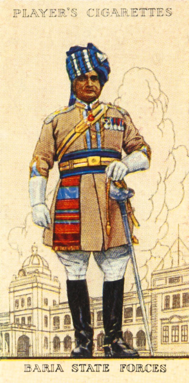 Baria State Forces, 1936. af Unbekannt