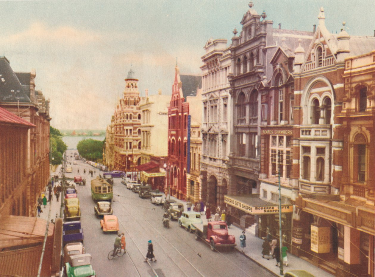 Barrack Street, c1947. af Unbekannt