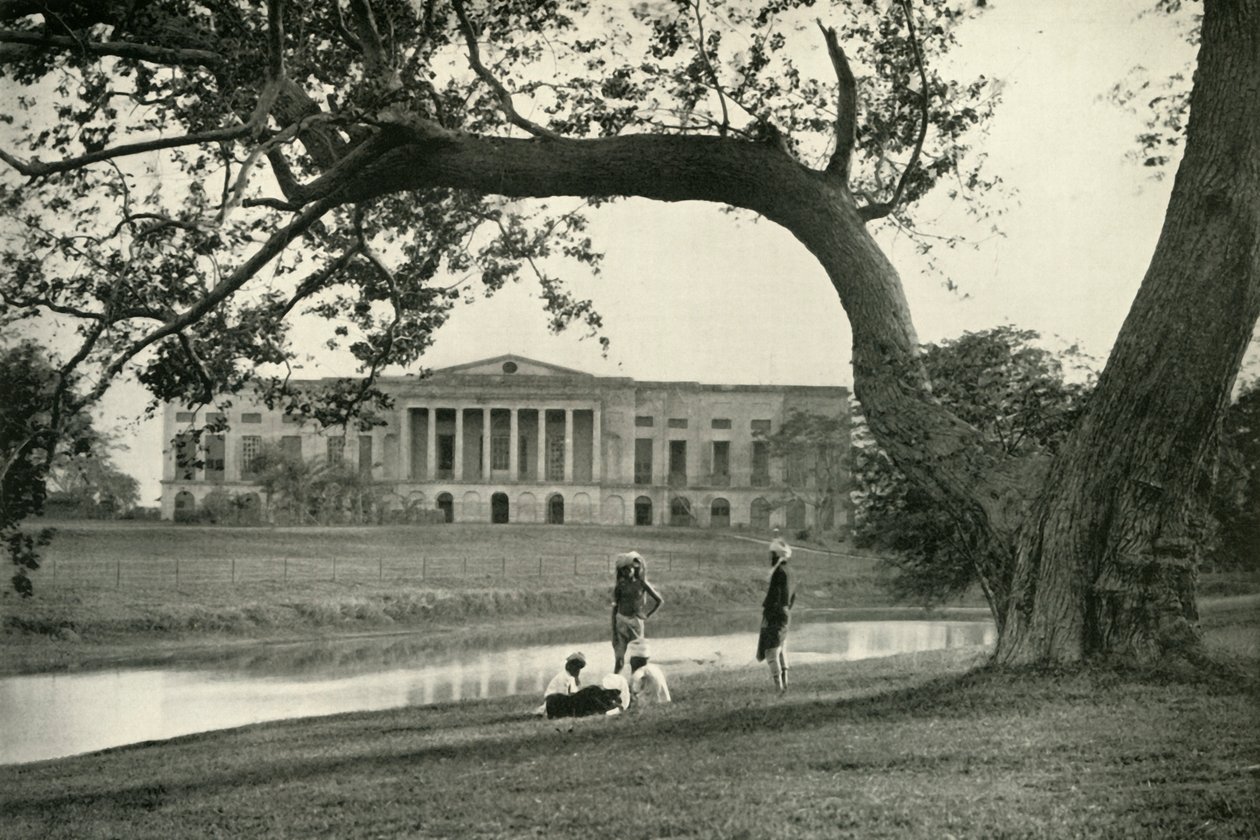 Barrackpore House, North Front, 1870, 1925. af Unbekannt