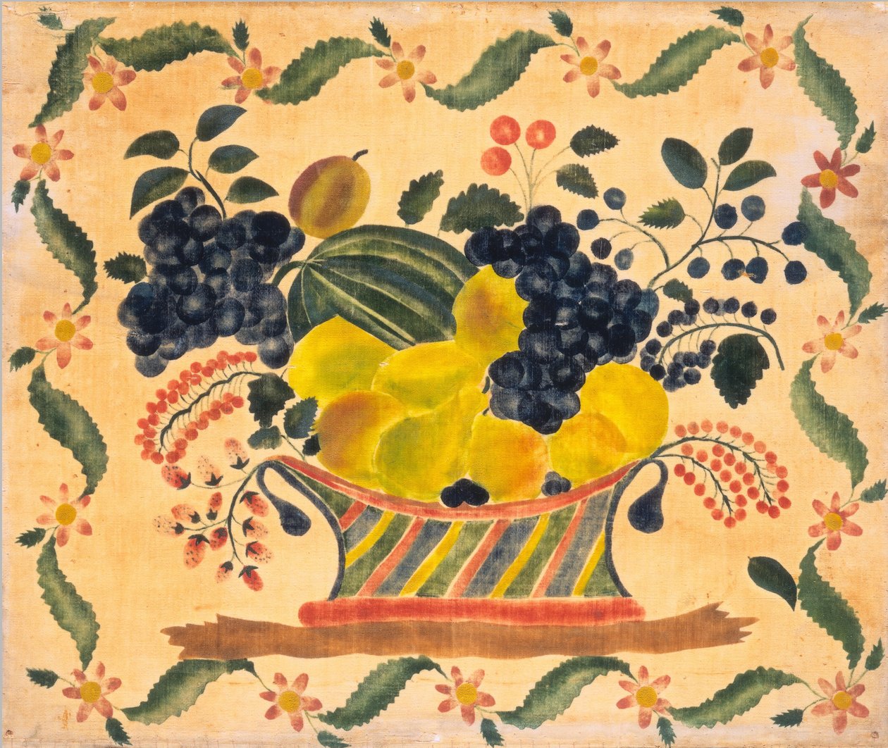 Frugtkurv, ca. 1830. af Unbekannt