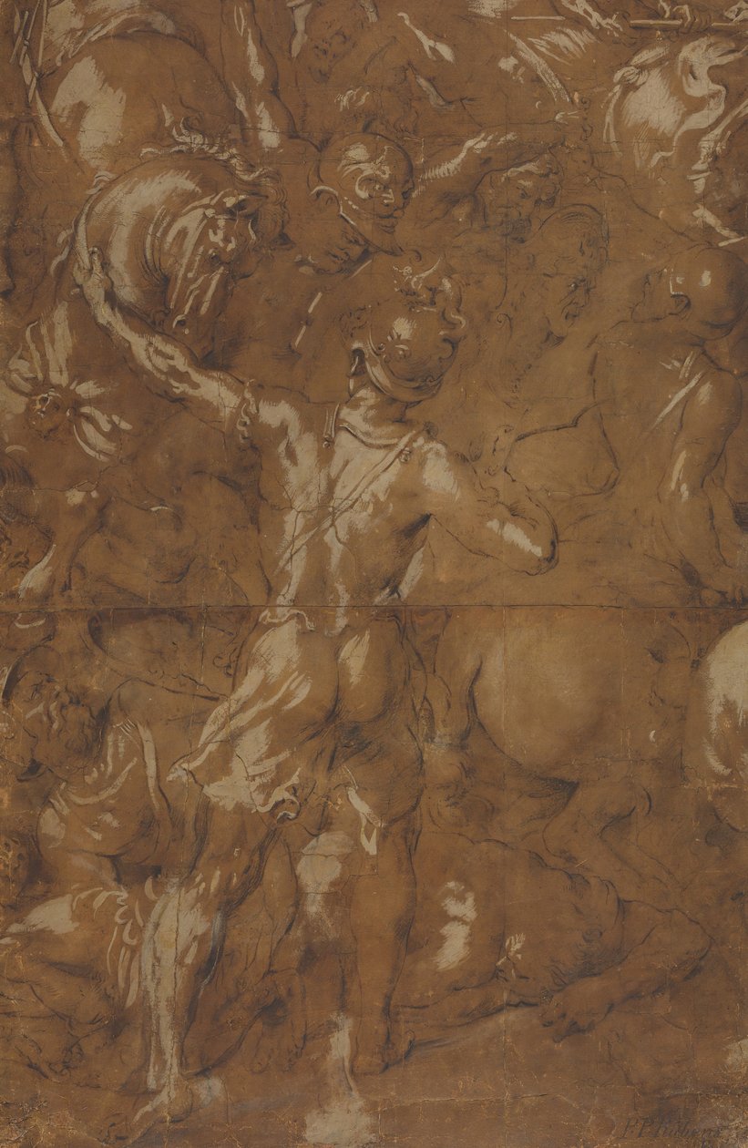 Battle Scene, n.d.. af Unbekannt